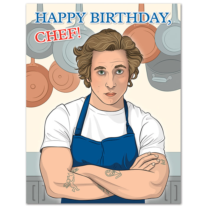 Happy Birthday Chef Card