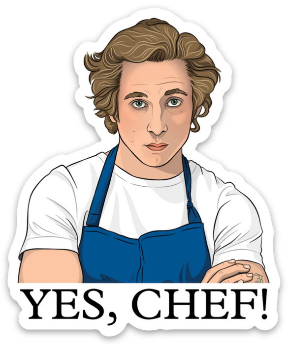 Die Cut Sticker - Yes, Chef!