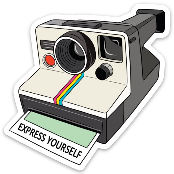 Die Cut Sticker - Polaroid Camera