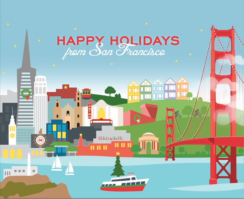 San Francisco Skyline Holiday