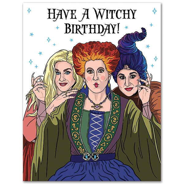Hocus Pocus Have a Witchy Birthday Card