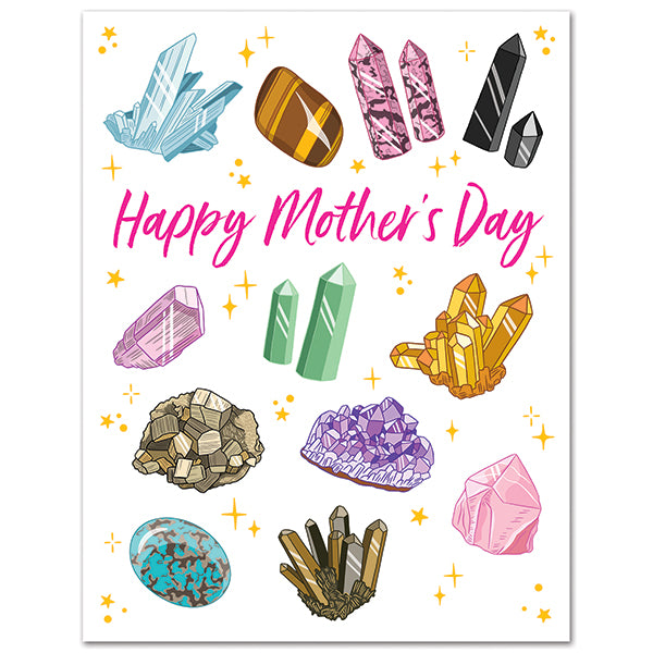 Crystals Mother's Day Card