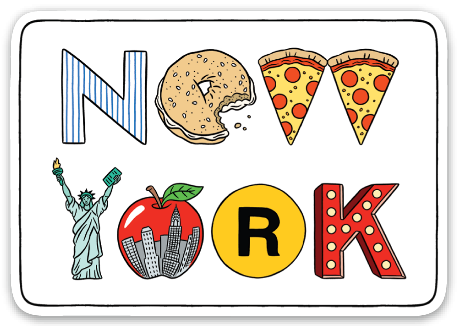 Die Cut Sticker - New York Icons