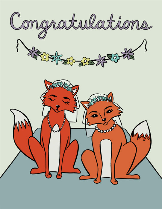 Wedding Foxes