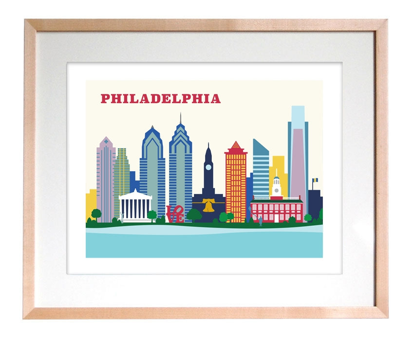 Art Print - Philadelphia Skyline