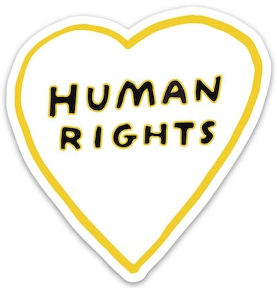 Die Cut Sticker - Human Rights