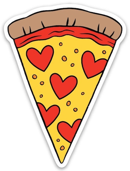 Die Cut Sticker - Pizza Hearts