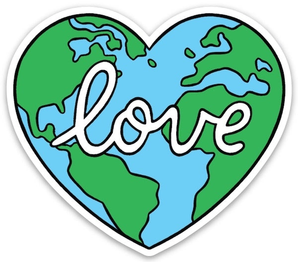 Die Cut Sticker - Love Earth