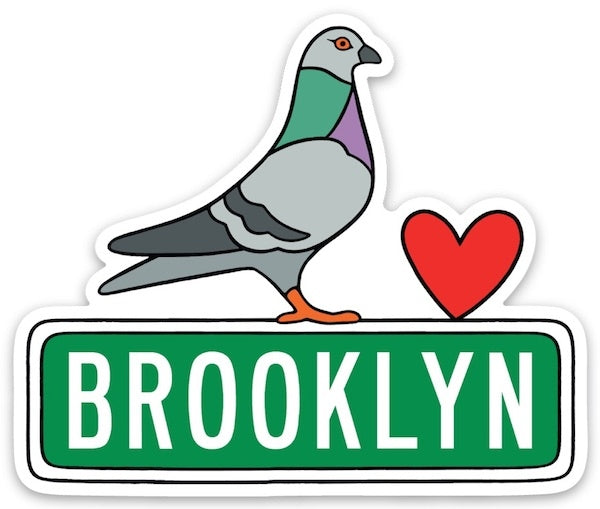 Die Cut Sticker - Brooklyn Pigeon