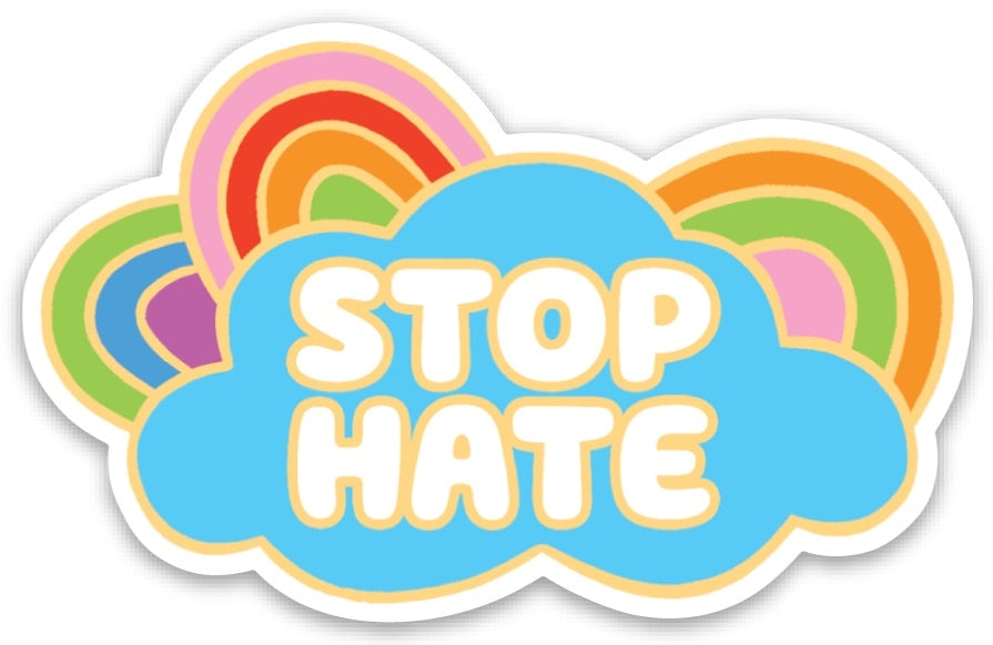 Die Cut Sticker - Stop Hate