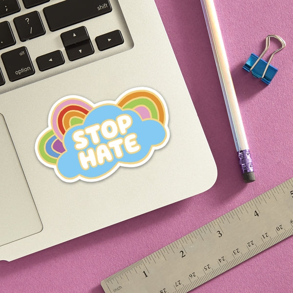 Die Cut Sticker - Stop Hate