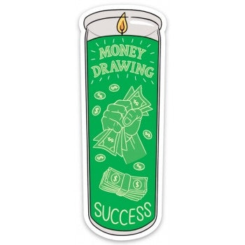 Die Cut Sticker - Money Candle