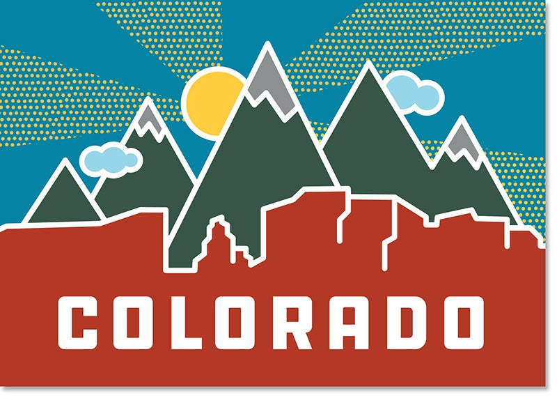 Postcard - Colorado Mountains