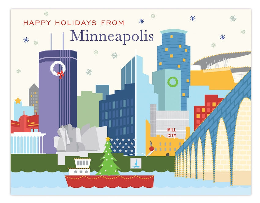 Minneapolis Skyline Holiday