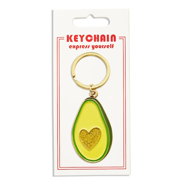 Keychain - Avocado Heart