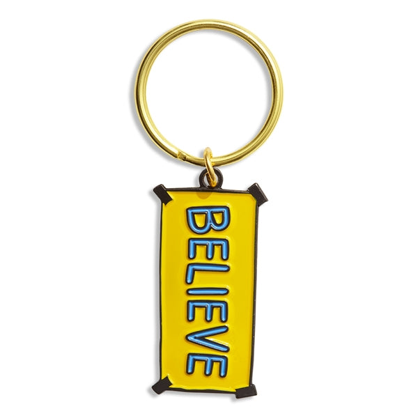 Keychain - Ted Believe Sign