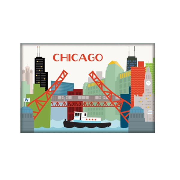 Magnet - Chicago Skyline