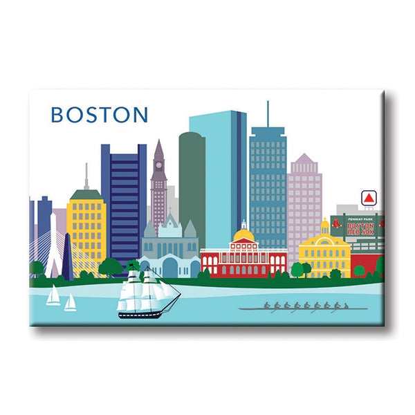 Magnet - Boston Skyline