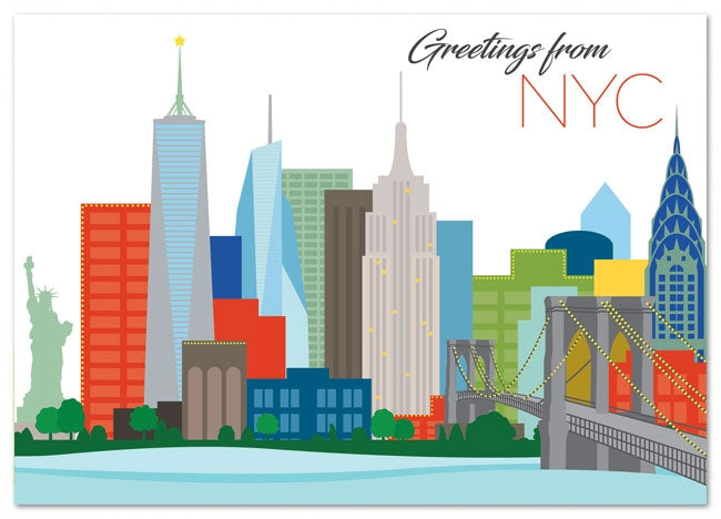 Postcard - NYC Skyline
