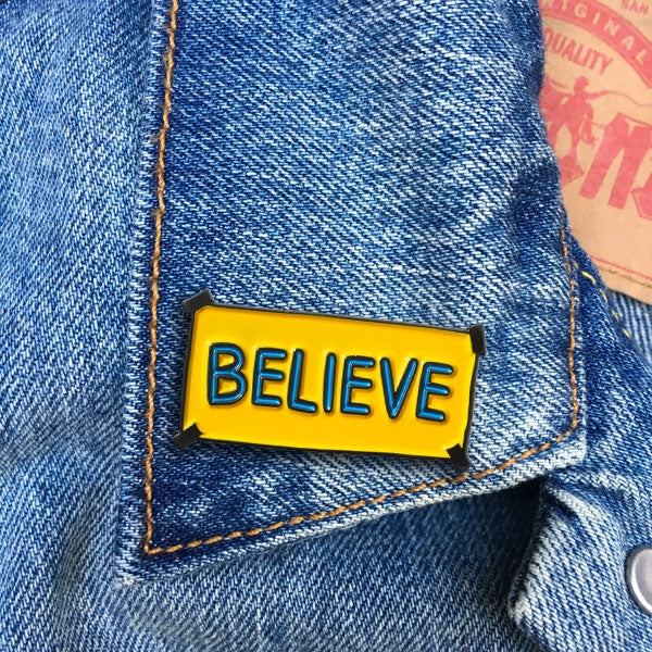 Pin - Ted Believe Sign