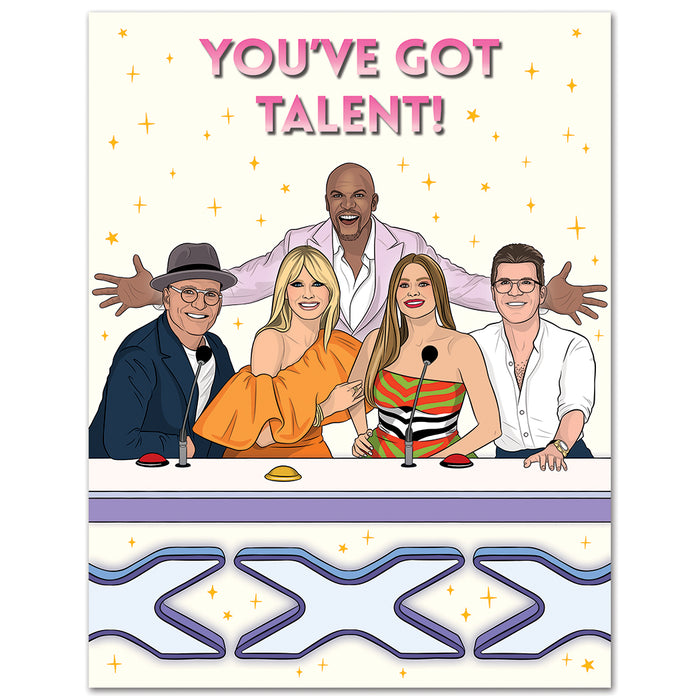 You've Got Talent Birthday Card