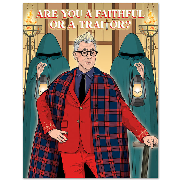 The Traitors Birthday Card