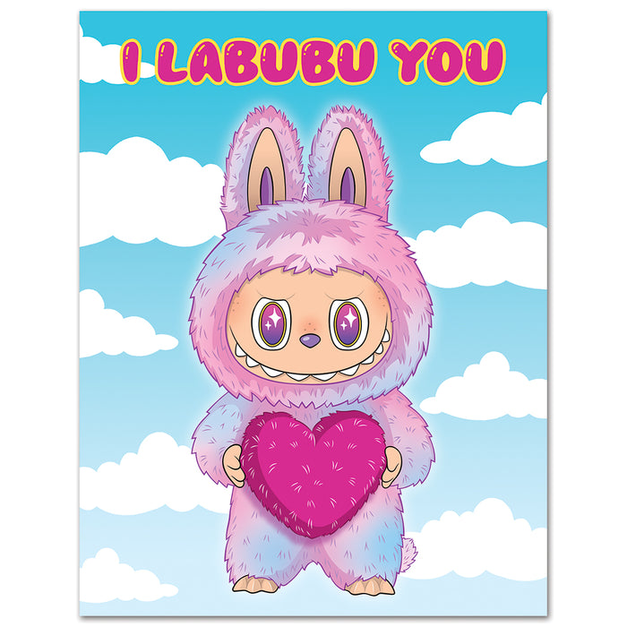I Labubu You Love Card