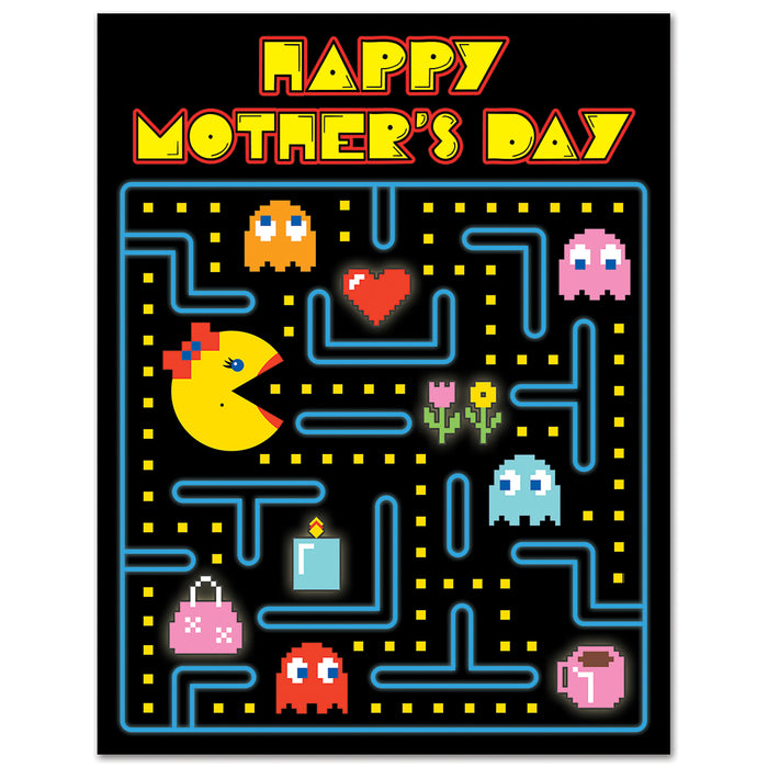 Retro Arcade Happy Mother's Day Card