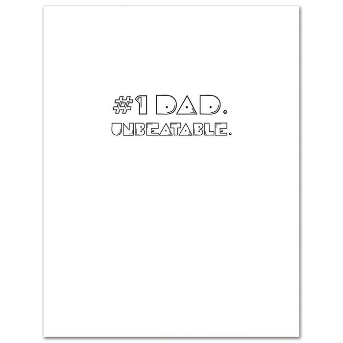 Retro Arcade Happy Father's Day Card