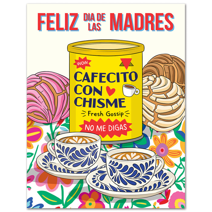 Cafecito Feliz Dia de las Madres Mother's Day Card
