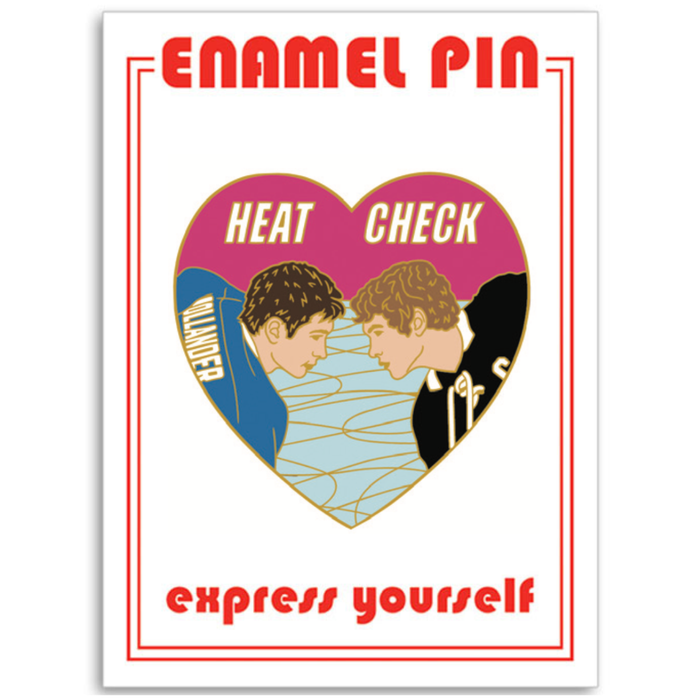 Pin - Heated Rivalry Heat Check Heart