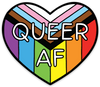 Die Cut Magnet - Queer AF