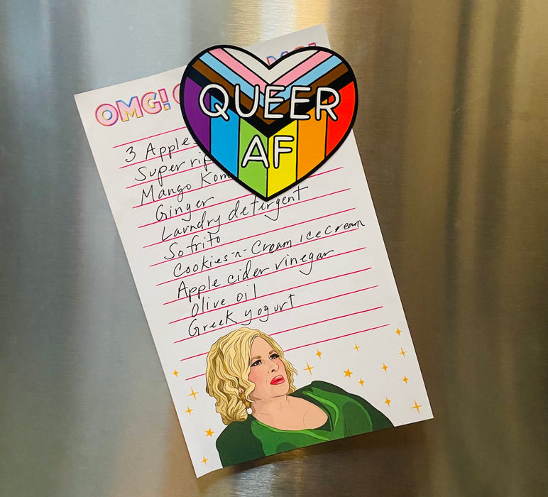Die Cut Magnet - Queer AF
