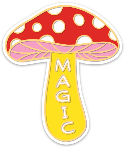 Die Cut Magnet - Magic Mushroom