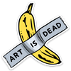 Die Cut Magnet - Art is Dead Banana