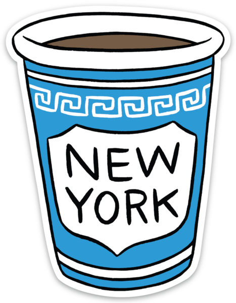 Die Cut Magnet - NYC Coffee Cup
