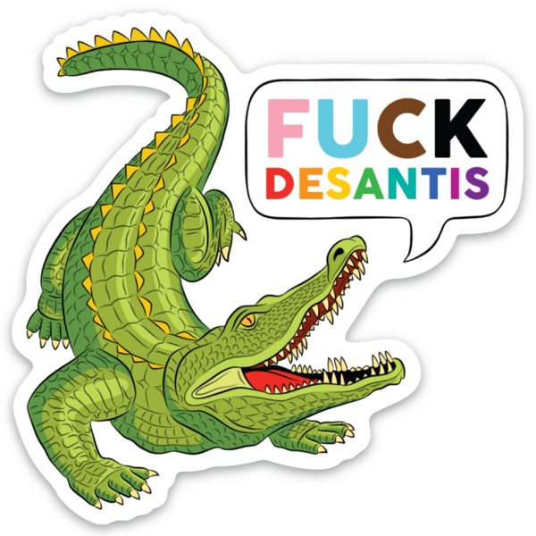 Die Cut Sticker - Fuck DeSantis Florida