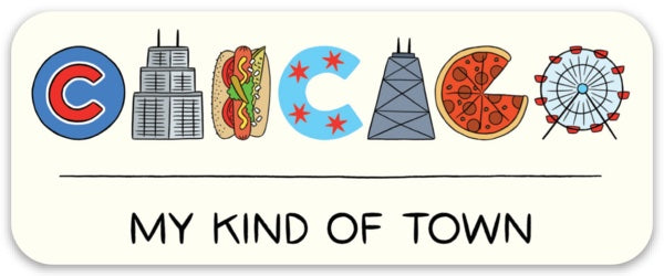 Die Cut Sticker - Chicago Icons