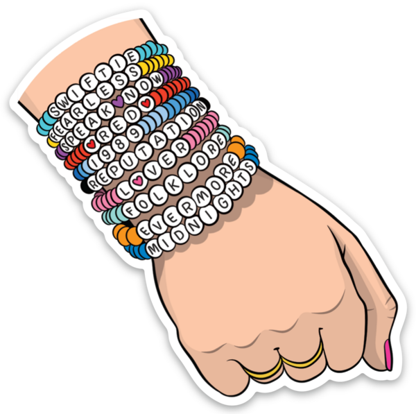 Die Cut Sticker - Taylor Friendship Bracelets