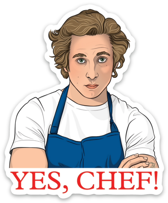 Die Cut Sticker - Yes, Chef!