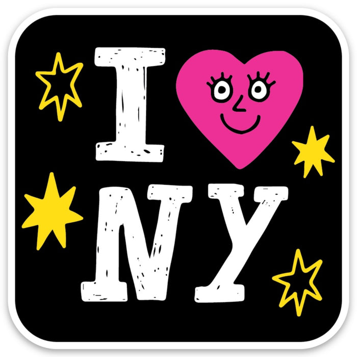 Die Cut Sticker - I Heart NY New York