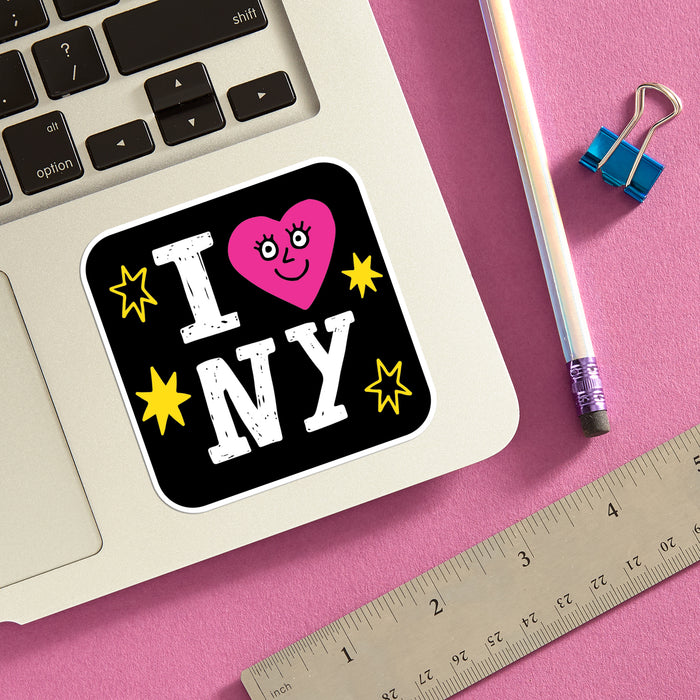 Die Cut Sticker - I Heart NY New York