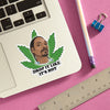 Die Cut Sticker - Snoop Pot Leaf