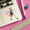 Die Cut Sticker - Caitlin Clark The Time is Now