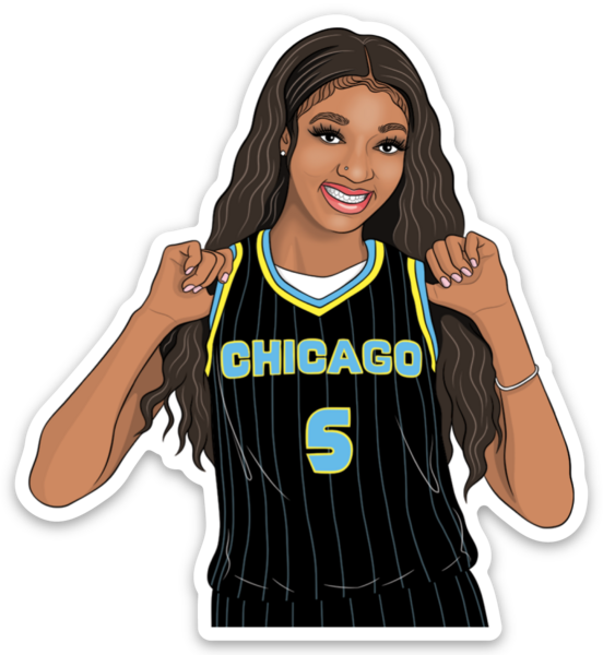 Angel Reece Sticker Die Cut Sticker - Angel Reese — The Found