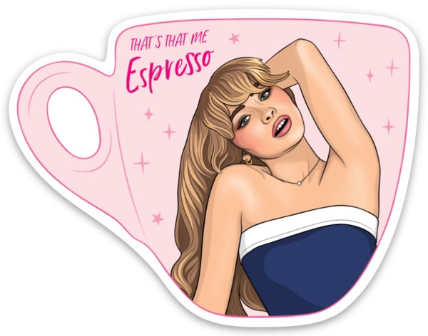 Die Cut Sticker - Sabrina Espresso