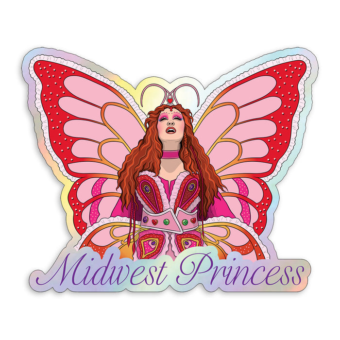 Die Cut Sticker - Chappell Midwest Princess (Holographic)