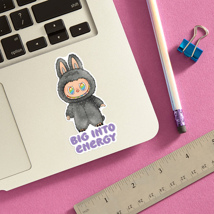 Die Cut Sticker - Secret Labubu Big Into Energy