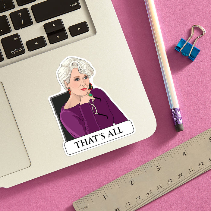 Die Cut Sticker - That's All