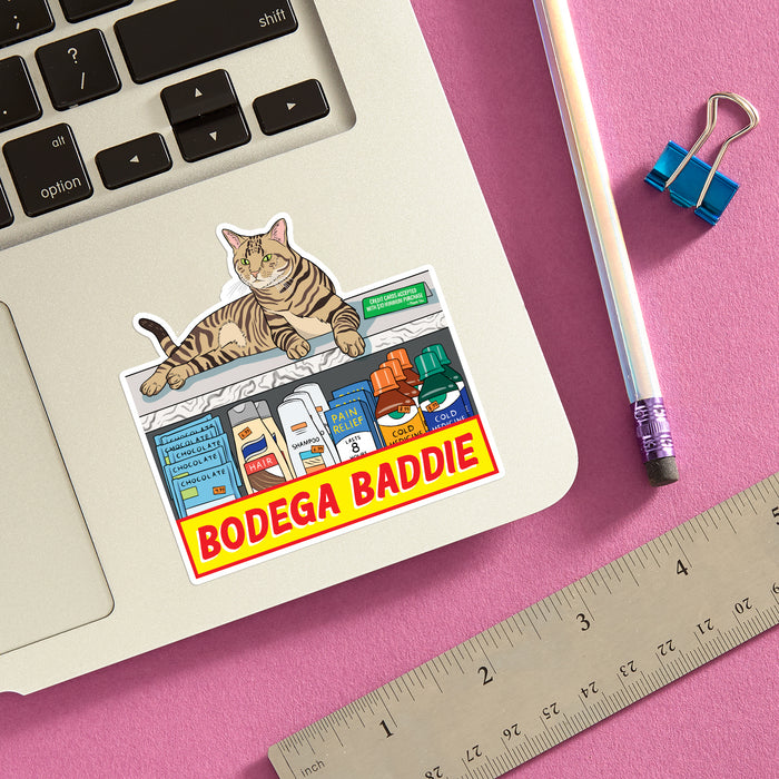 Die Cut Sticker - Bodega Baddie Cat